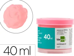 Gouache scolaire liderpapel coloris rose pot 40ml