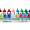 Gouache scolaire liderpapel liquide lavable fermeture sécurité brillante coloris bleu flacon 500ml