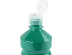 Gouache scolaire liderpapel liquide lavable fermeture sécurité brillante coloris vert foncé flacon 500ml