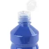 Gouache scolaire liderpapel liquide lavable fermeture sécurité brillante coloris bleu marine flacon 500ml