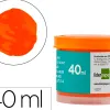 Gouache scolaire liderpapel coloris orange pot 40ml