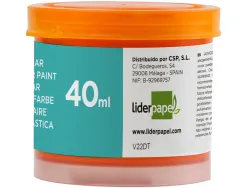 Gouache scolaire liderpapel coloris orange pot 40ml