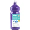 Gouache scolaire liderpapel liquide lavable fermeture sécurité brillante coloris violet flacon 1000ml