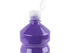 Gouache scolaire liderpapel liquide lavable fermeture sécurité brillante coloris violet flacon 1000ml