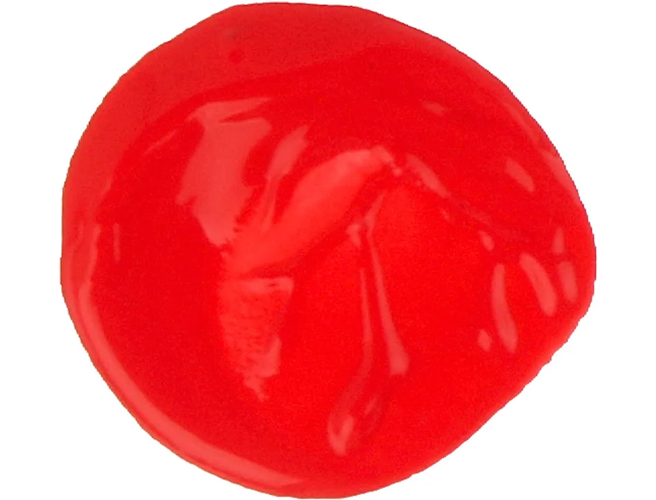 Gouache scolaire liderpapel liquide lavable fermeture sécurité brillante coloris rouge flacon 1000ml