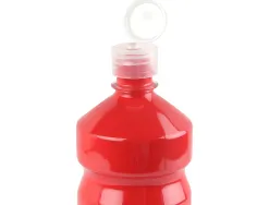 Gouache scolaire liderpapel liquide lavable fermeture sécurité brillante coloris rouge flacon 1000ml