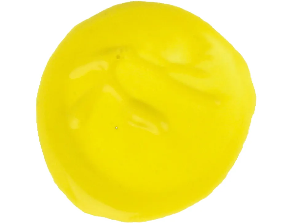 Gouache scolaire liderpapel liquide lavable fermeture sécurité brillante coloris jaune citron flacon 1000ml