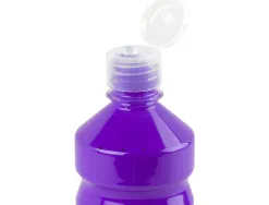 Gouache scolaire liderpapel liquide lavable fermeture sécurité brillante coloris violet flacon 500ml