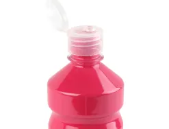 Gouache scolaire liderpapel liquide lavable fermeture sécurité brillante coloris fuschsia flacon 500ml