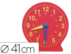 Grande horloge magnétique aiguilles synchronisées diamètre 41cm