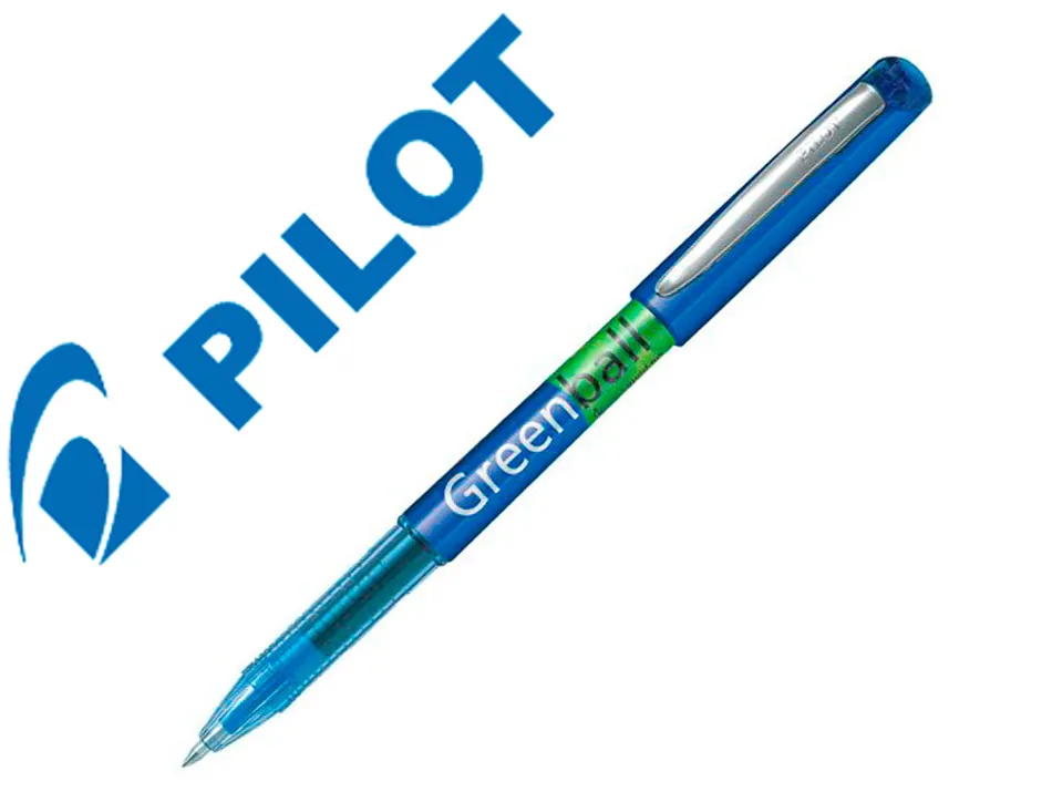 Greenball roller encre liquide bleu begreen pointe moyenne