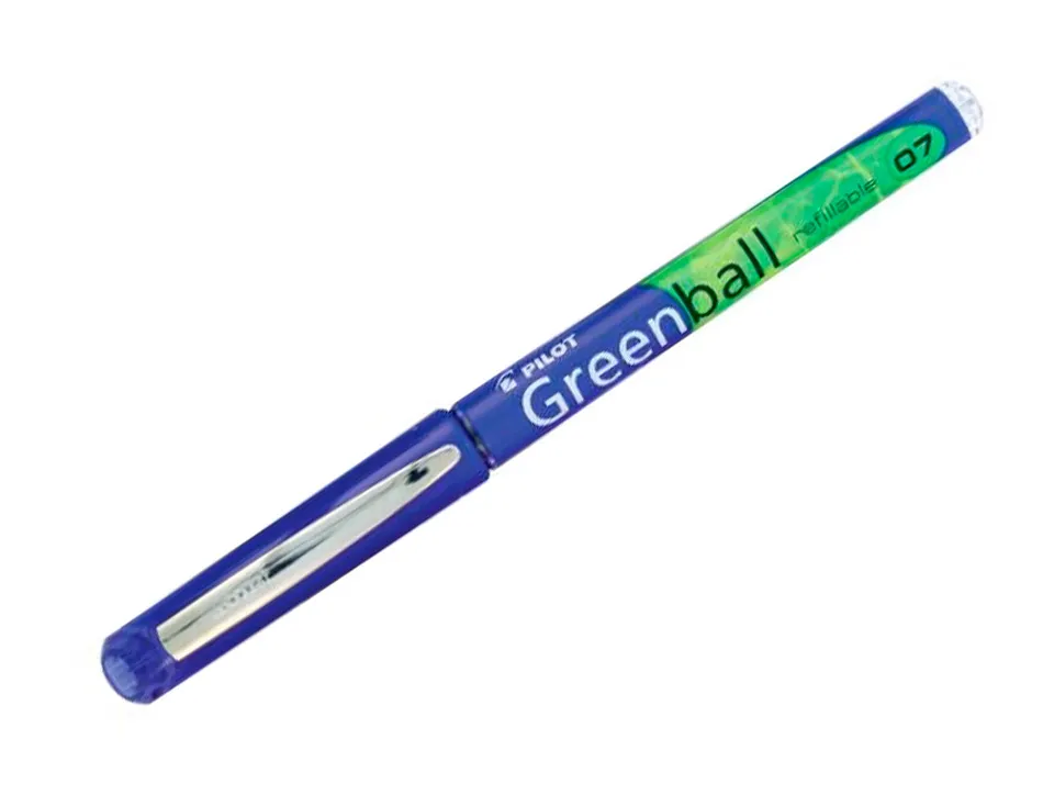 Greenball roller encre liquide bleu begreen pointe moyenne