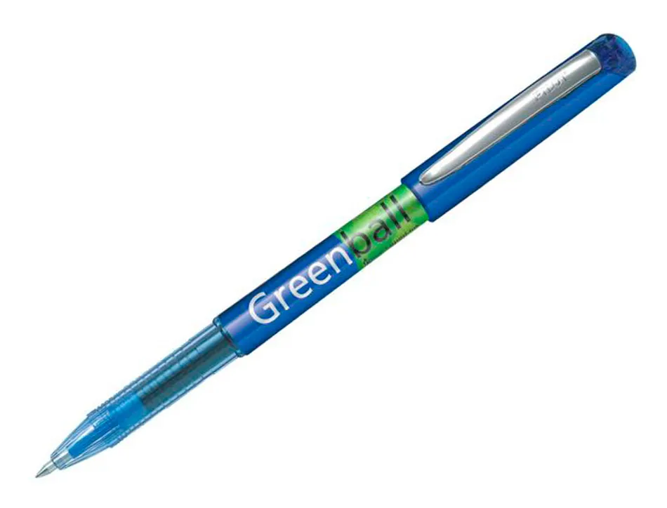 Greenball roller encre liquide bleu begreen pointe moyenne