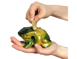 Grenouille guiro fuzeau instrument en bois imitation coassement 10cm