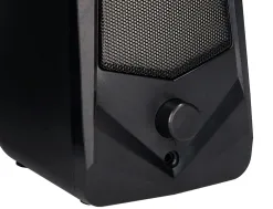 Haut-parleurs q-connect gaming bluetooth lumiere rvb puissance maximale 2x3w controle du volume coloris