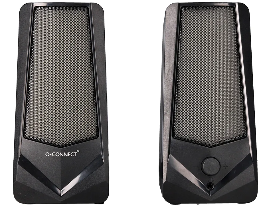 Haut-parleurs q-connect gaming bluetooth lumiere rvb puissance maximale 2x3w controle du volume coloris