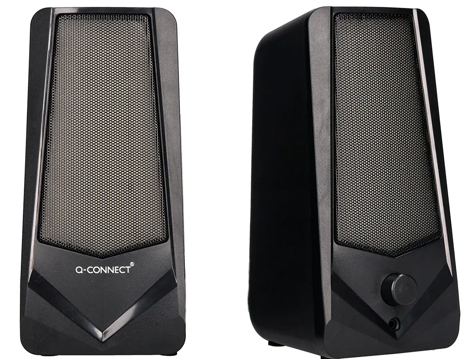 Haut-parleurs q-connect gaming bluetooth lumiere rvb puissance maximale 2x3w controle du volume coloris