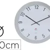 Horloge alba murale geante diam. 60cm coloris gris fond blanc