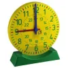 Horloge avec socle wissner grande horloge aiguilles des heures et minutes synchronisees 27 cm