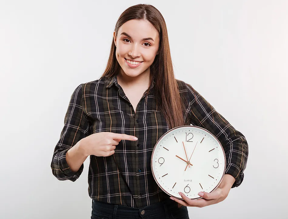 Horloge murale q-connect metallique mouvement silencieux diametre 35,5 cm coloris chrome