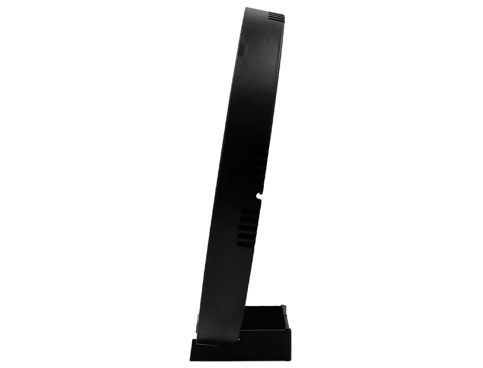 Horloge murale q-connect num rique avec alarme ronde diametre 27cm
