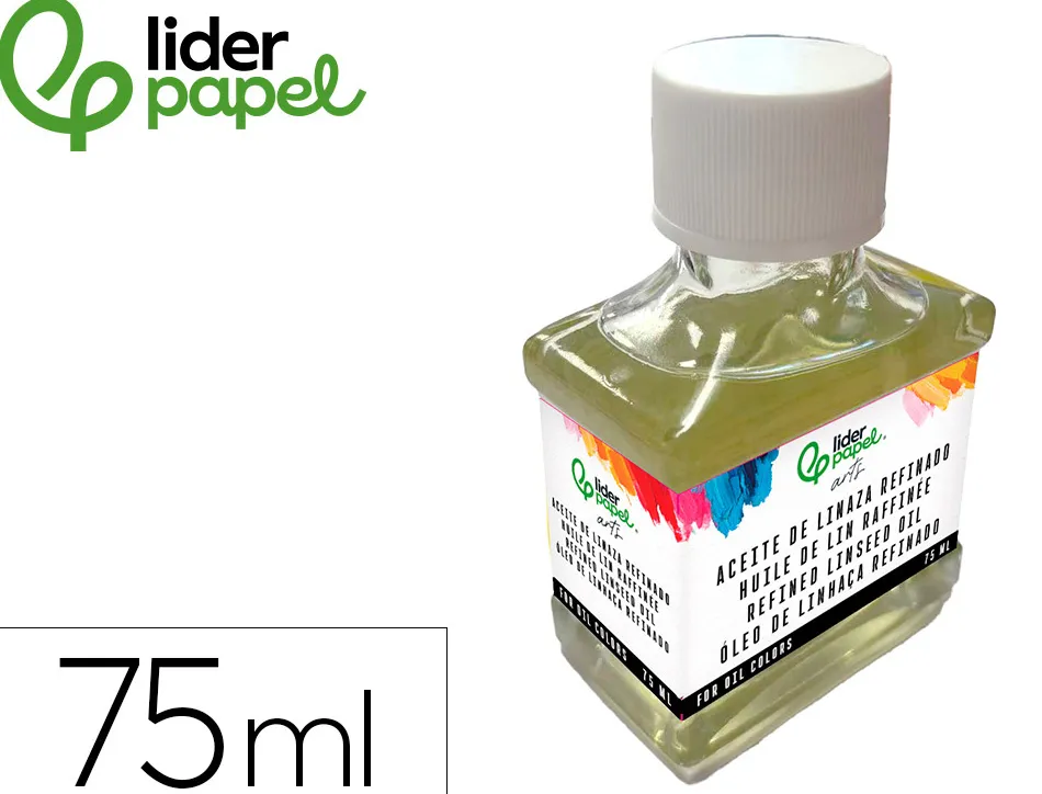 Huile de lin raffinnee liderpapel flacon de 75 ml