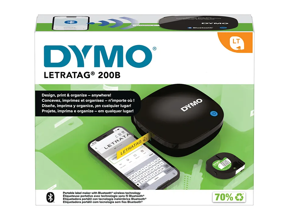 Imprimante etiquettes dymo lt200b letra tag bluetooth smartphone / tablette