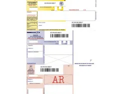 Imprime recommande a4 techmay avec ar national et code barre logiciel fourni boite 1000 unites