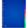 Intercalaire oxford polypropylène color life 6 positions a4+ 212x310mm réutilisable perforation indéchirable translucide