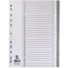 Intercalaire q-connect numerique 1-31 plastique 31 positions a4 indice multiperfore
