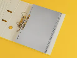 Intercalaire q-connect numerique 1-31 plastique 31 positions a4 indice multiperfore