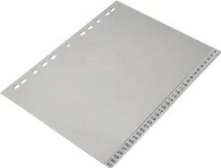 Intercalaire q-connect numerique 1-31 plastique 31 positions a4 indice multiperfore