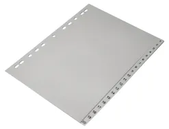 Intercalaire q-connect numerique 1-20 plastique 20 positions a4 indice multiperfore
