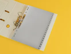 Intercalaire q-connect numerique 1-20 plastique 20 positions a4 indice multiperfore