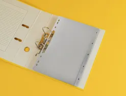 Intercalaire q-connect numerique 1-5 plastique 5 positions a4 indice multiperfore