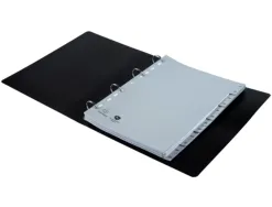 Intercalaires imprimes mensuels exacompta polypropylene a4 12positiones / mois gris