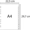 Intercalaires imprimes numeriques exacompta polypropylene a4 12positiones /numerique gris
