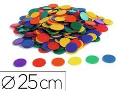 Jeton de tri oz international diamètre 25mm 6 coloris assortis opaques lot 500 unités