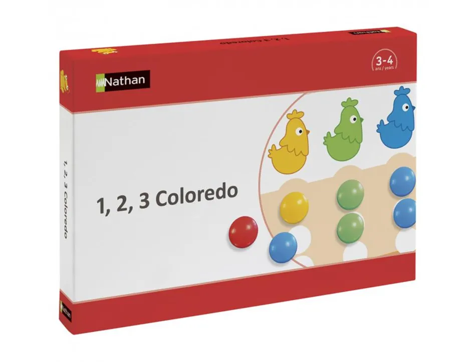 Jeu 1 2 3 coloredo nathan