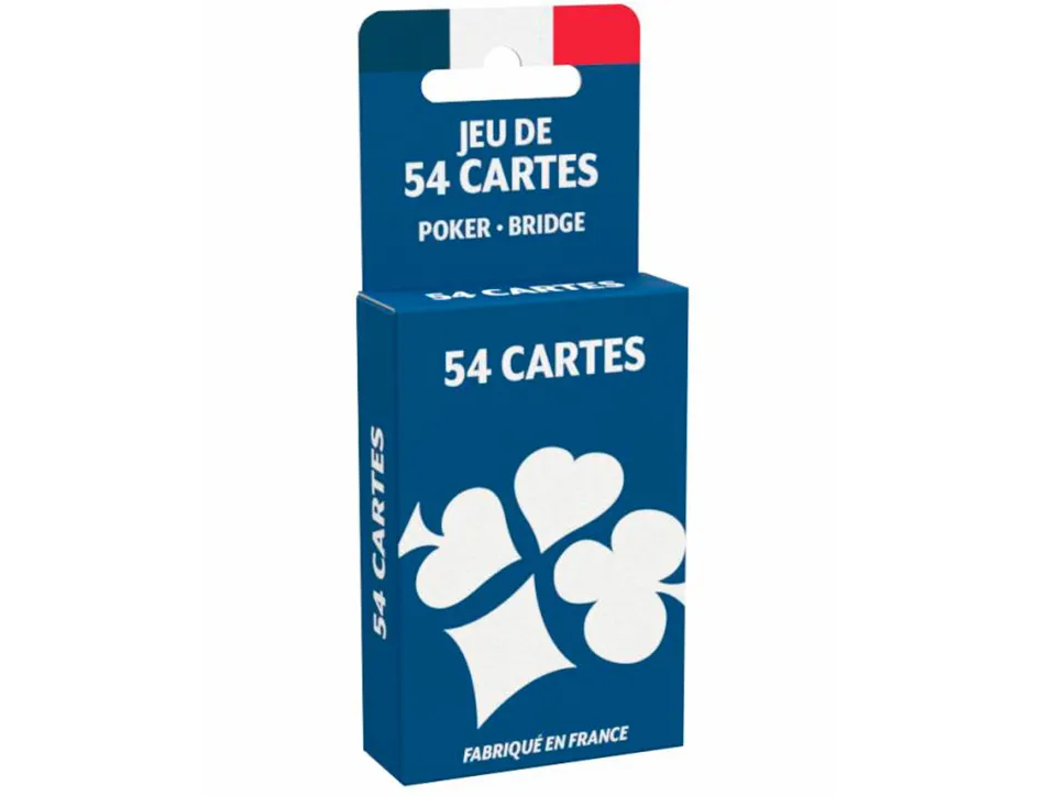 Jeu de 54 cartes cartamundi basic ecopack