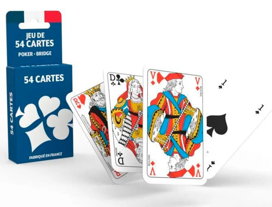 Jeu de 54 cartes cartamundi basic ecopack