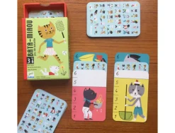 Jeu de bataille bata miaou djeco 36 cartes