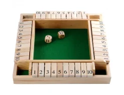 Jeu de d s culture club shut the box 4 joueurs