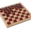 Jeu de dames plateau pièces en bois massif