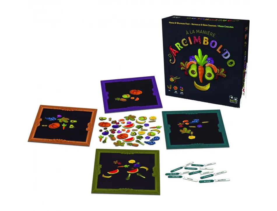 Jeu de defi a la maniere d'arcimboldo bankiiiz editions
