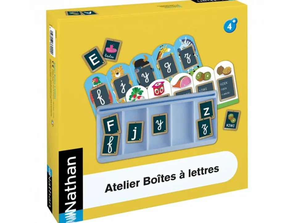 Jeu de langage ecrit atelier boites a lettres nathan lot de 2