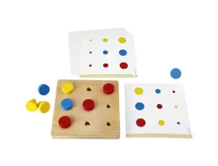 Jeu de manipulation vissacolor nathan 12 modeles
