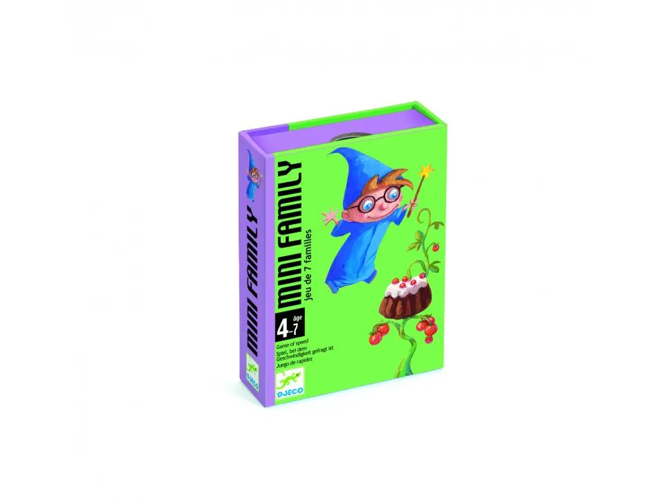 Jeu des 7 familles mini family djeco