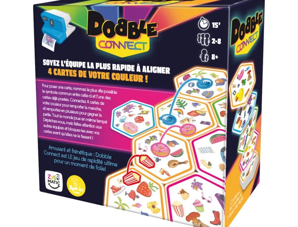 Jeu d'observation dobble connect asmodee