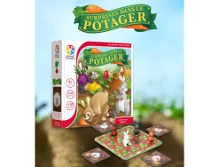 Jeu d'observation surprises dans le potager smart